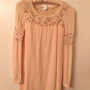 Love 21 blush tunic/dress, S/P